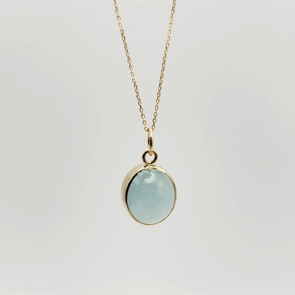 Milky Aquamarine Pendant