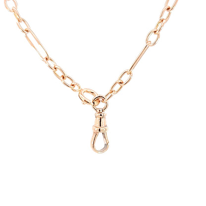 Handmade Fancy Chain in 14k Rose Gold