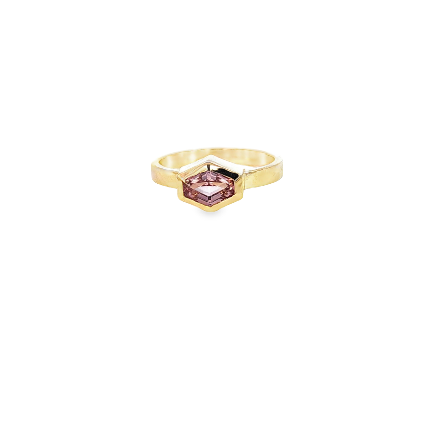 Dragon Garnet Hexagon Ring