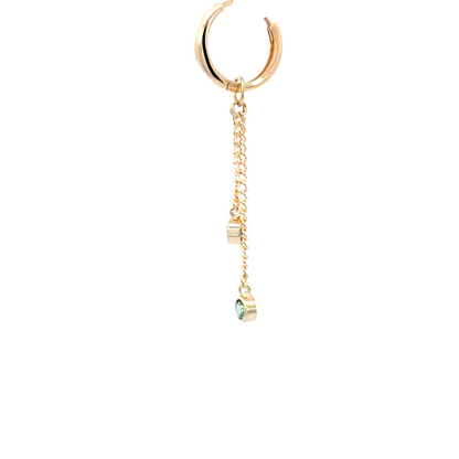 Alexandrite Chain Earring Charms