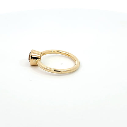 Sphene Ring in 18k Gold