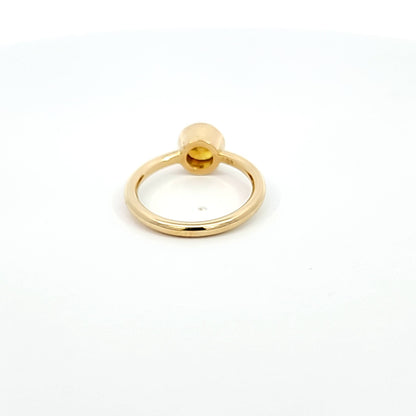 Sphene Ring in 18k Gold