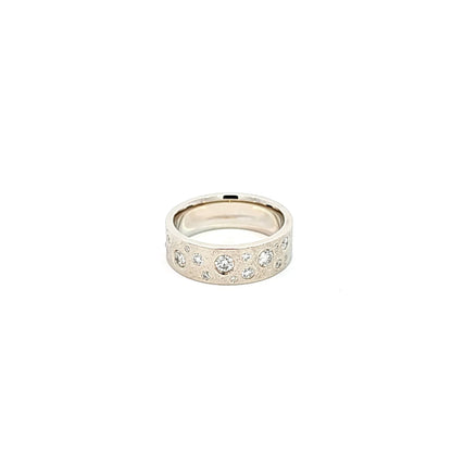 Diamond Wide Band Ring