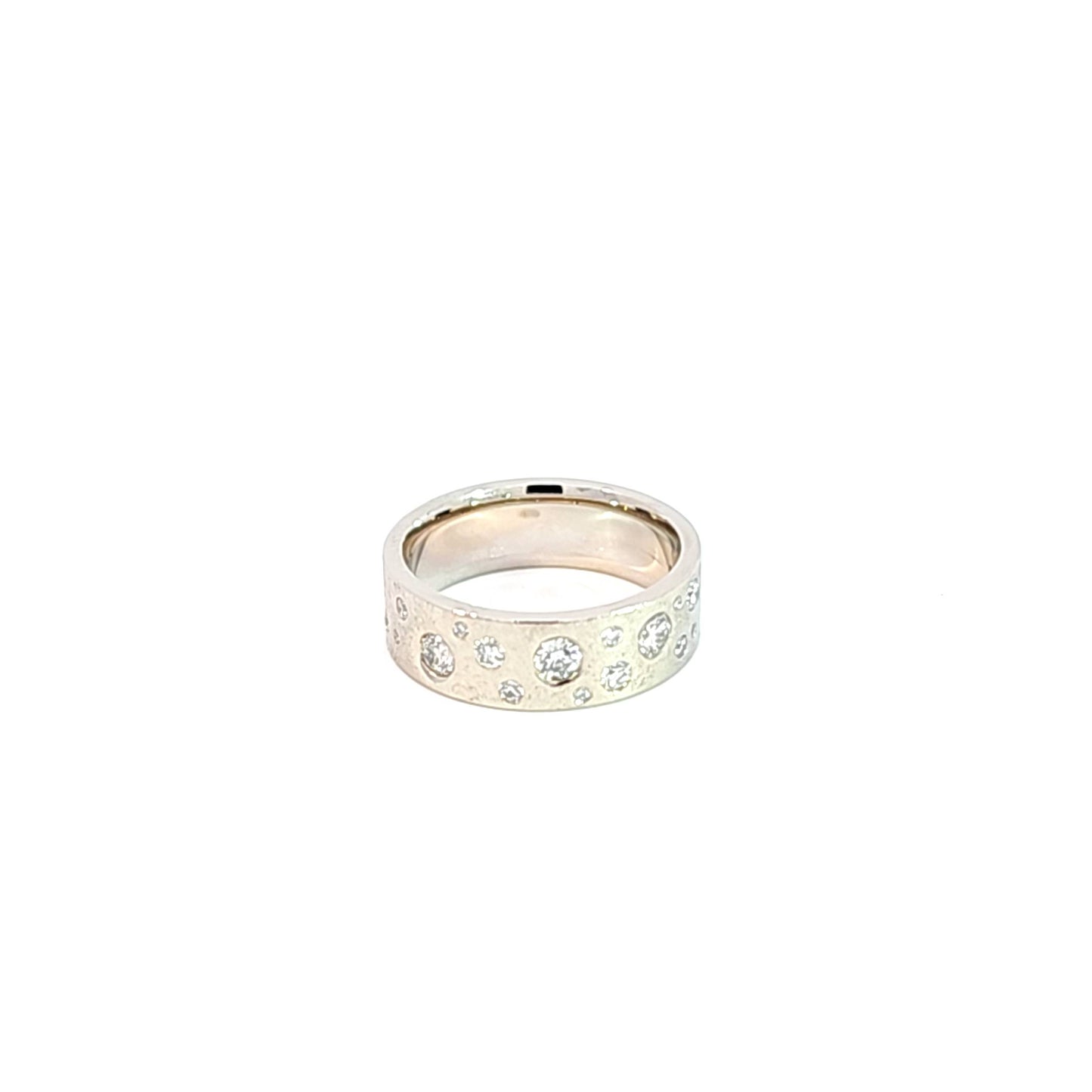 Diamond Wide Band Ring