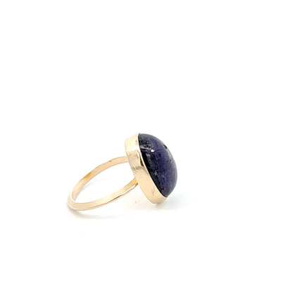 Tanzanite Knife Edge Ring