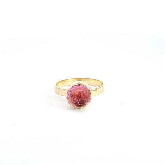 Bubblegum Pink Tourmaline Ring