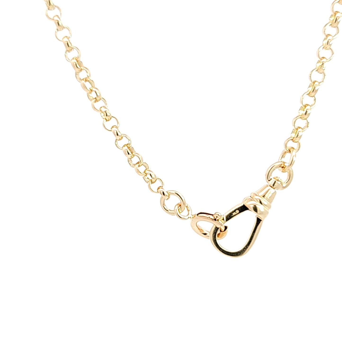 14k Rolo Chain With Charm Clip