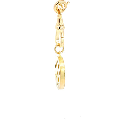 Multi Gem Pendant Charm, 18k Diamonds