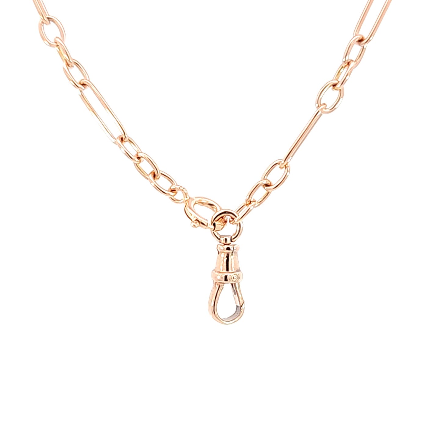 Handmade Fancy Chain in 14k Rose Gold