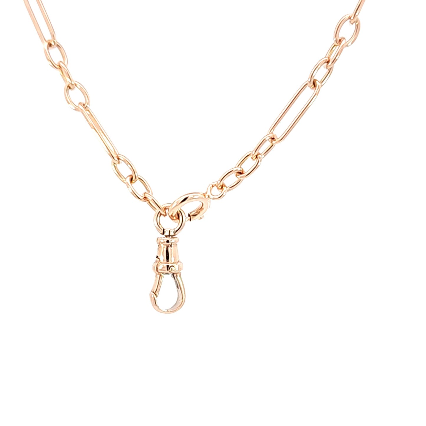 Handmade Fancy Chain in 14k Rose Gold