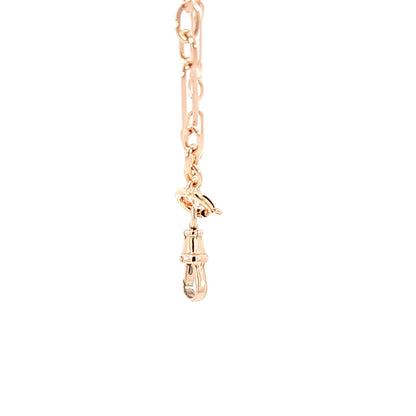 Handmade Fancy Chain in 14k Rose Gold