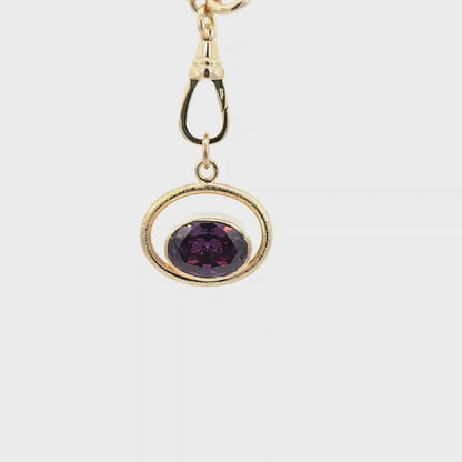 Amethyst Edge Pendant