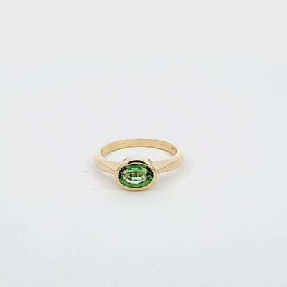 Chrome Tourmaline Ring