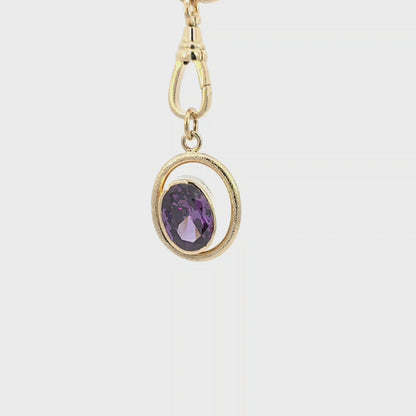 Amethyst Negative Space Pendant