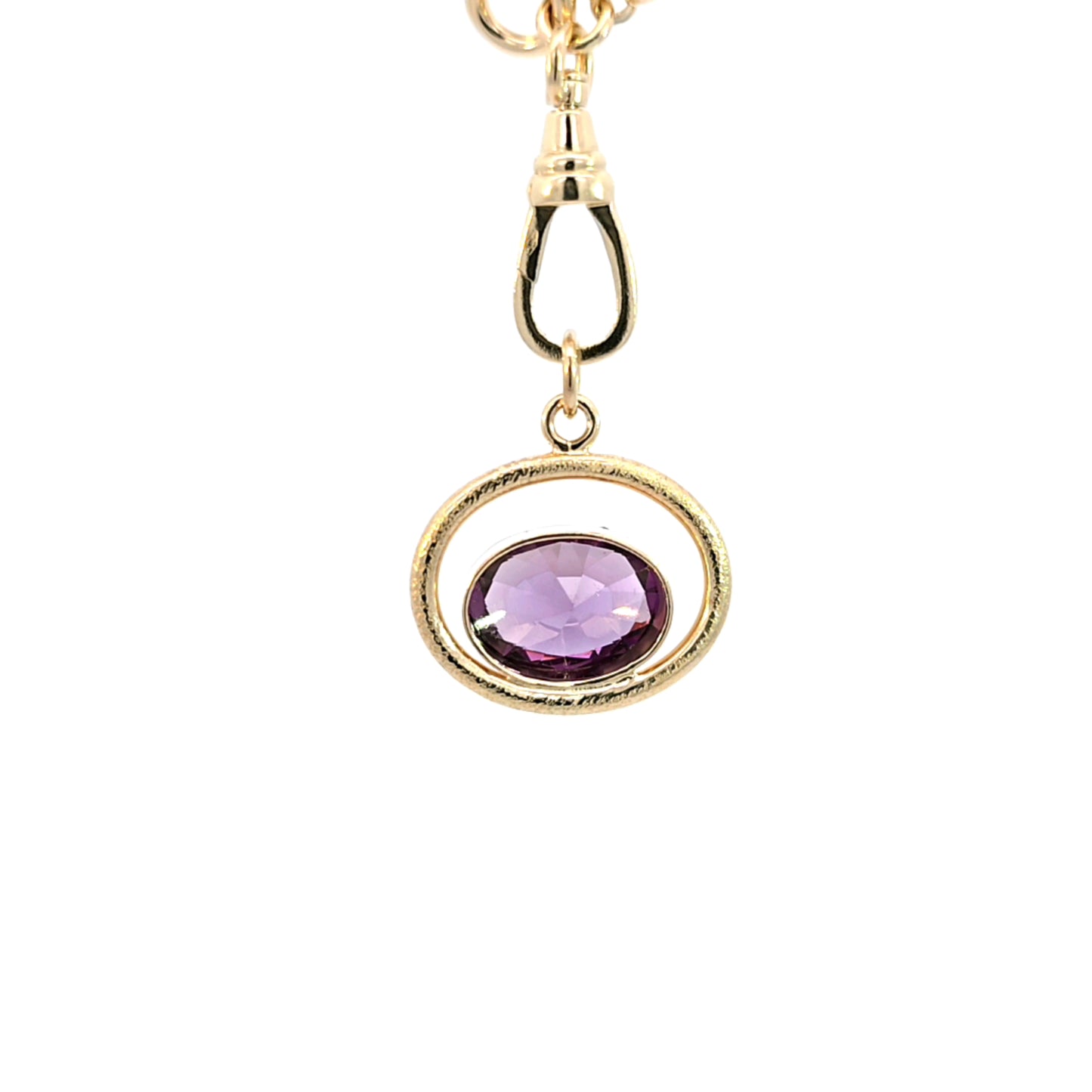 Amethyst Edge Pendant