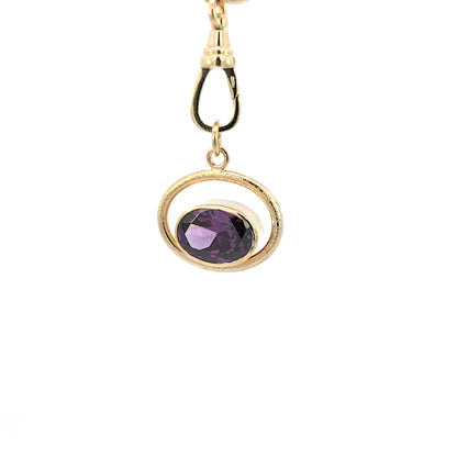 Amethyst Edge Pendant