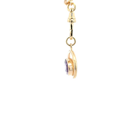 Amethyst Edge Pendant