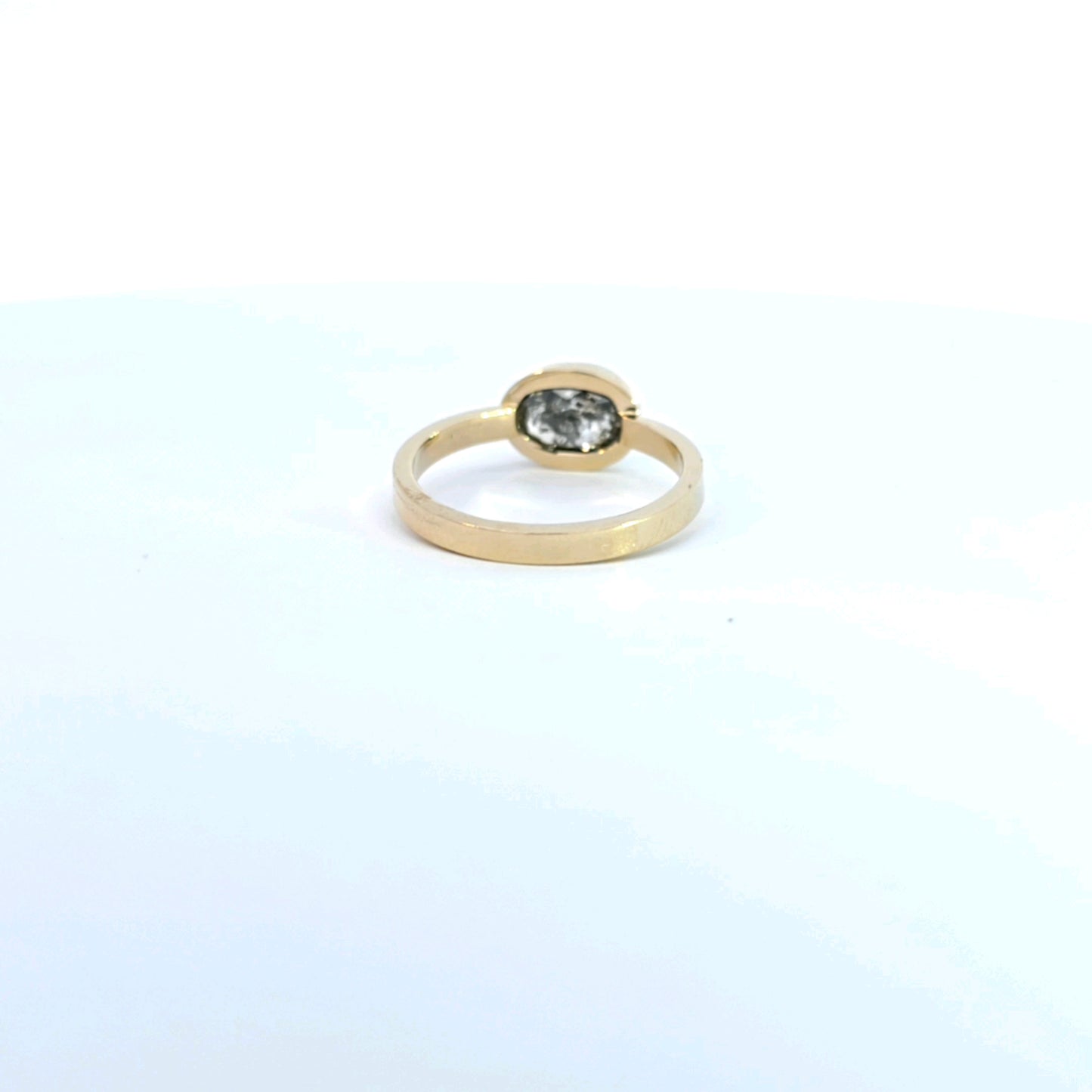 Salt & Pepper Diamond Ring