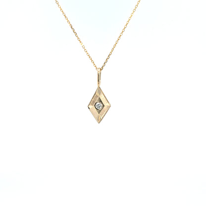 Diamond Engraved Pendant