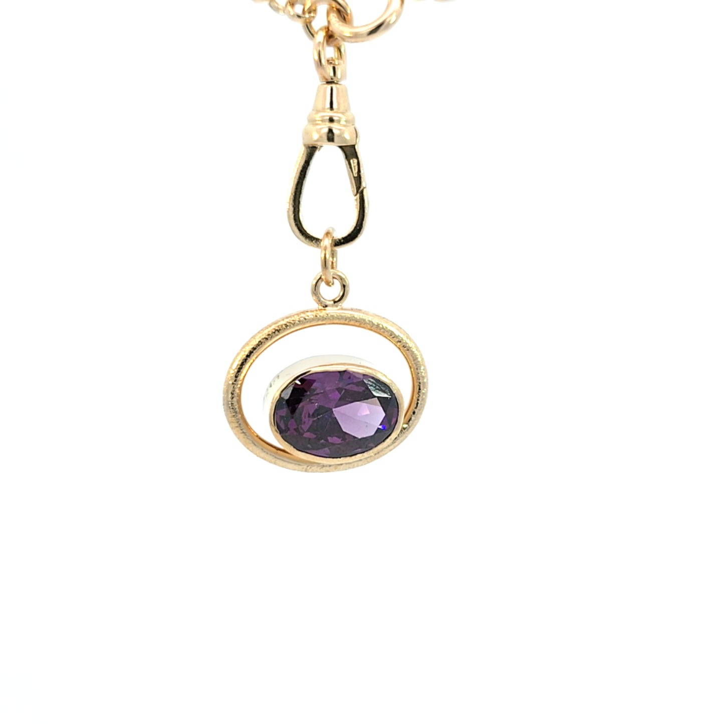 Amethyst Edge Pendant