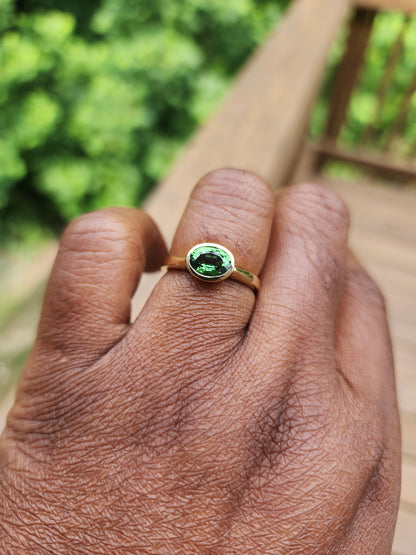 Chrome Tourmaline Ring