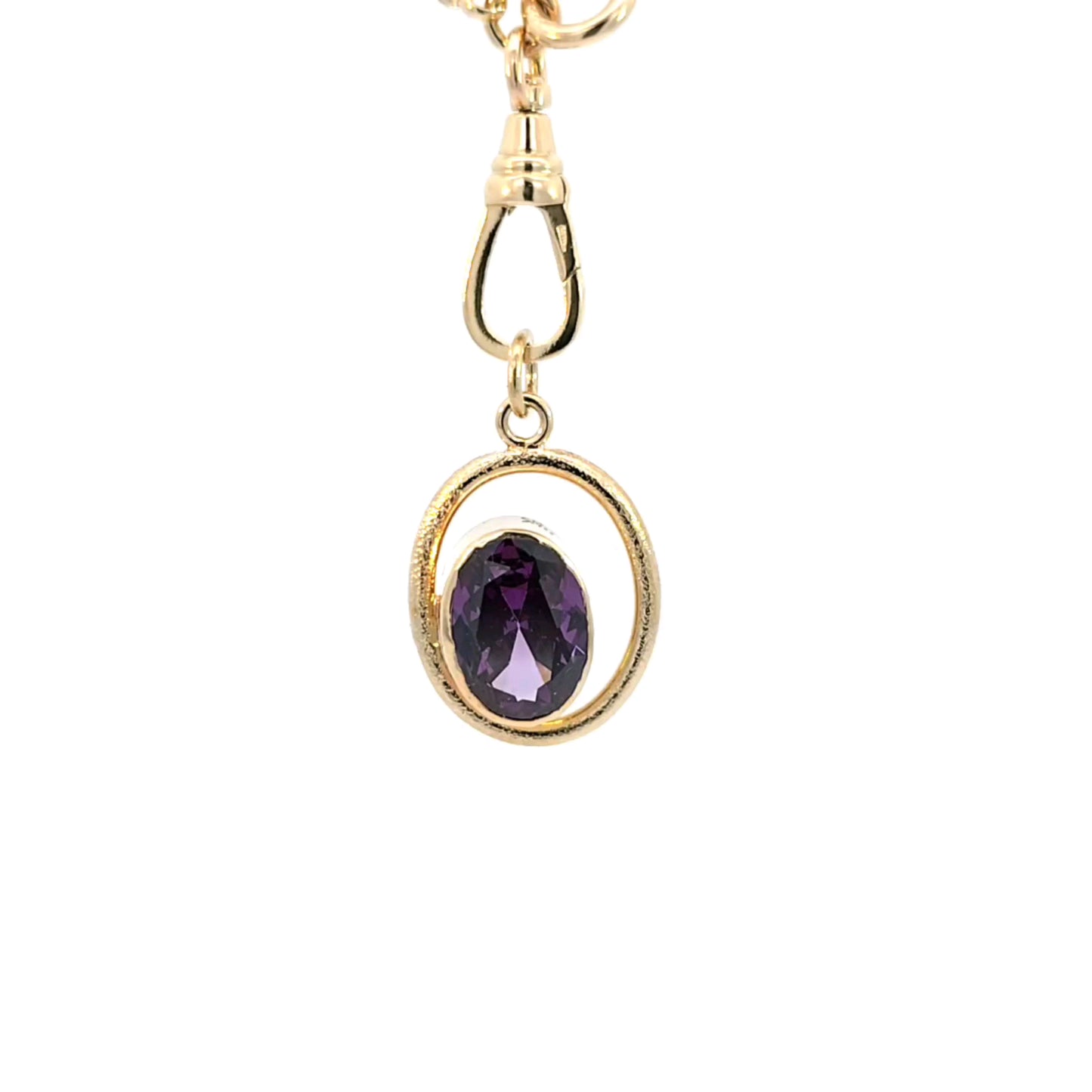 Amethyst Negative Space Pendant